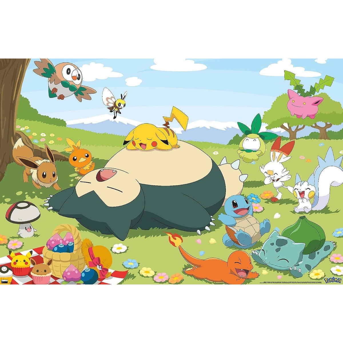Pokemon Poster - Blooming Picnic