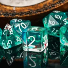 Level Up Dice | Foil Swirl | Blue Green Red