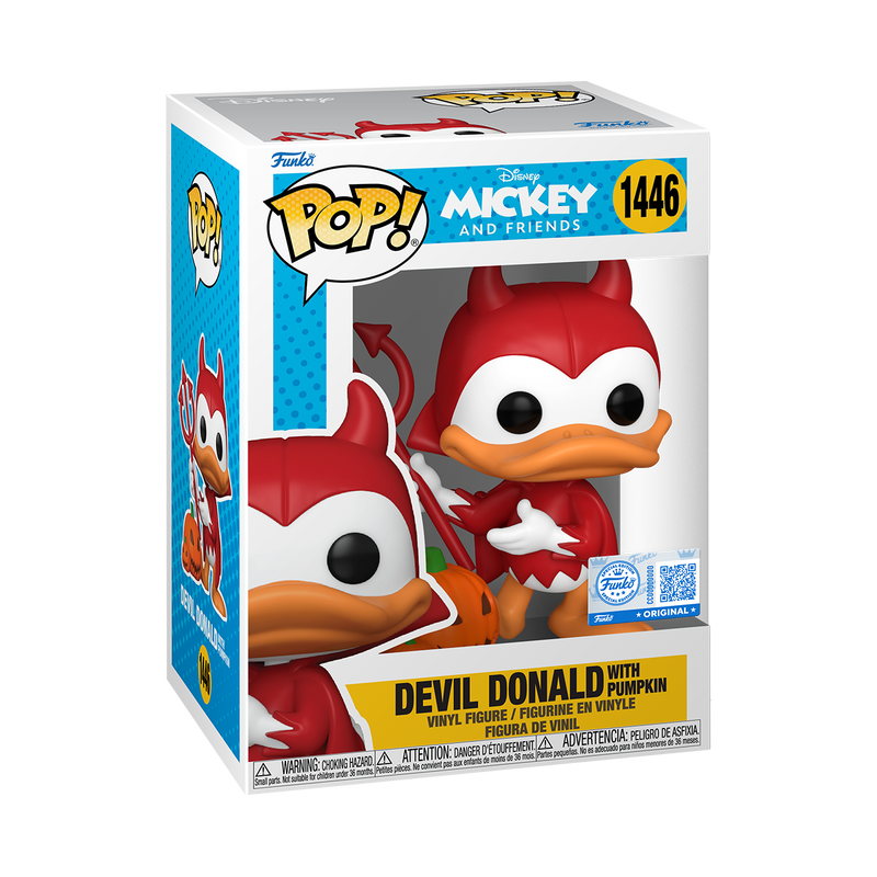 FUNKO POP!: Mickey & Friends - Devil Donald with Pumpkin (Special Edition)
