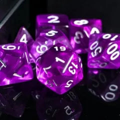Level Up Dice | Translucent | Dark Purple