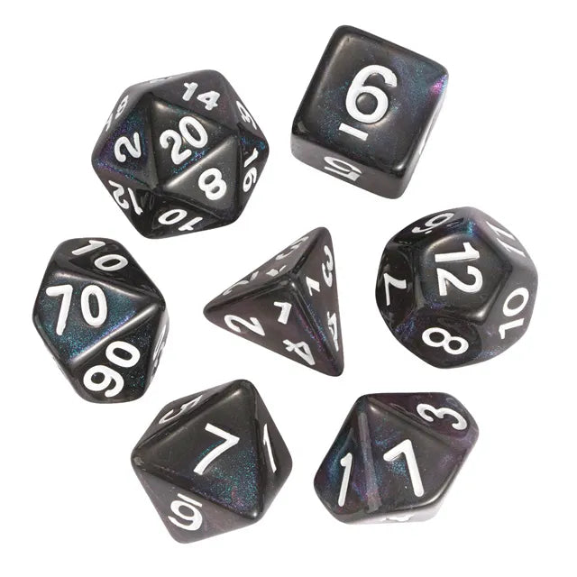 Level Up Dice | Shimmer | Black