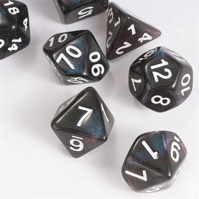 Level Up Dice | Shimmer | Black