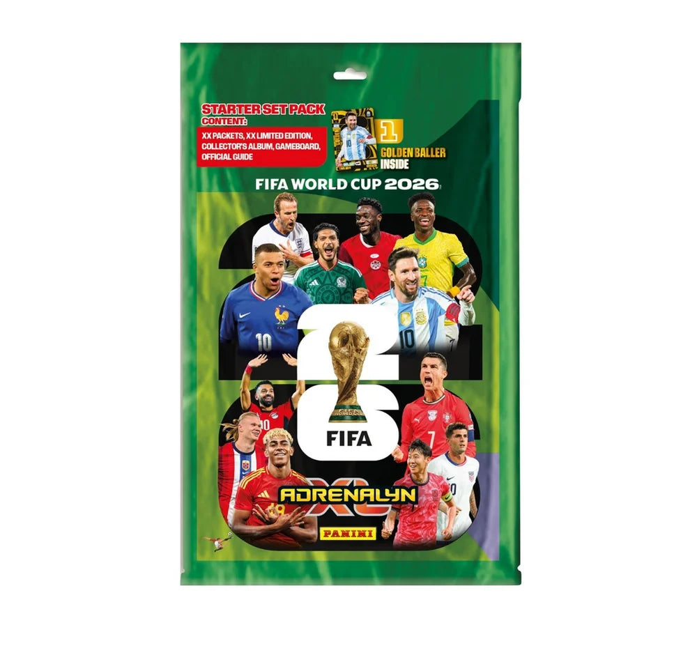 Fifa World Cup 2026: Adrenalyn XL™ Official Trading Card Game | Starter Pack