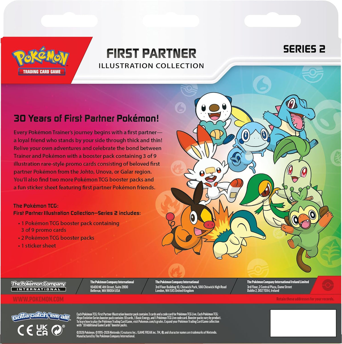 Pokemon TCG: Pokemon First Partner Illustration Collection - Series 2