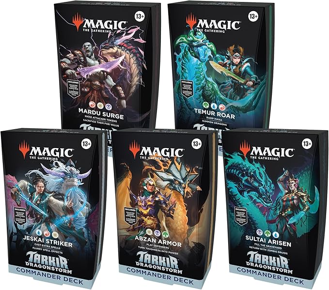 Magic: The Gathering - Tarkir: Dragonstorm Commander Decks | 5 pack