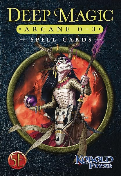 Deep Magic Spell Cards: Arcane 0-3 (D&D 5E Compatible)