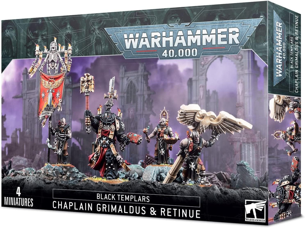 Warhammer 40K: BLACK TEMPLARS: GRIMALDUS &amp; RETINUE