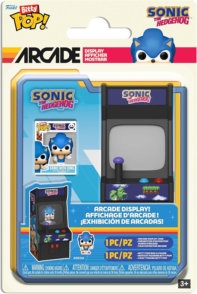 FUNKO BITTY POP! ARCADE DISPLAY: Sonic The Hedgehog - Sonic