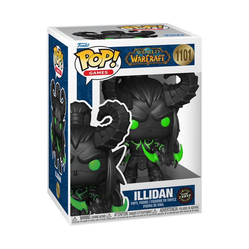 FUNKO POP! GAMES: World of Warcraft - Illidan (Glow-in-the-Dark) CHASE