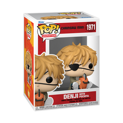 FUNKO POP!: Chainsaw Man - Denji with Pochita - Level Up Store
