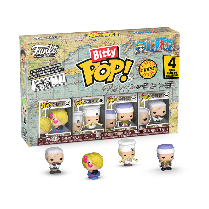 FUNKO BITTY POP!: One Piece - Sanji 4 Pack