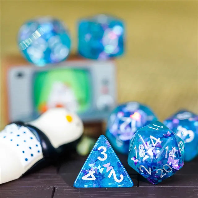 Level Up Dice | Butterfly | Blue Green