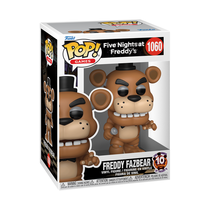 FUNKO POP! GAMES: Five Nights at Freddie's - Freddy Fazbear (10th Anniversary)