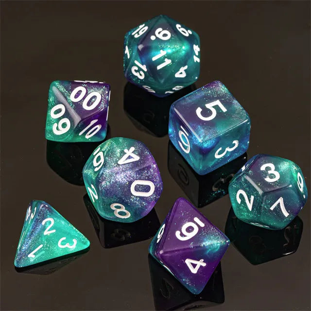 Level Up Dice | Twin Colours | Purple Teal