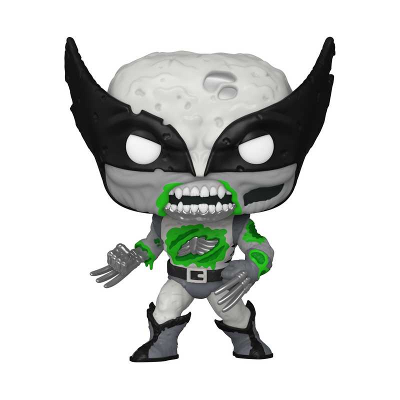 FUNKO POP!: Marvel Zombies - Zombie Wolverine Black & White (Glow) (Special Edition)