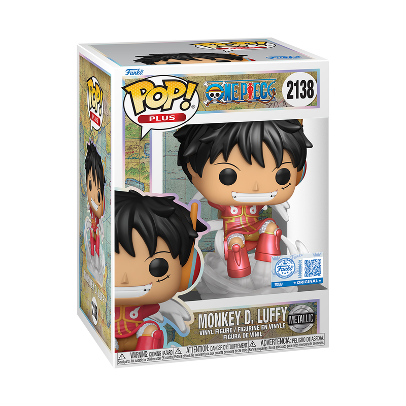 FUNKO POP! PLUS: One Piece - Monkey D. Luffy: Egghead Arc (Metallic) (Special Edition)
