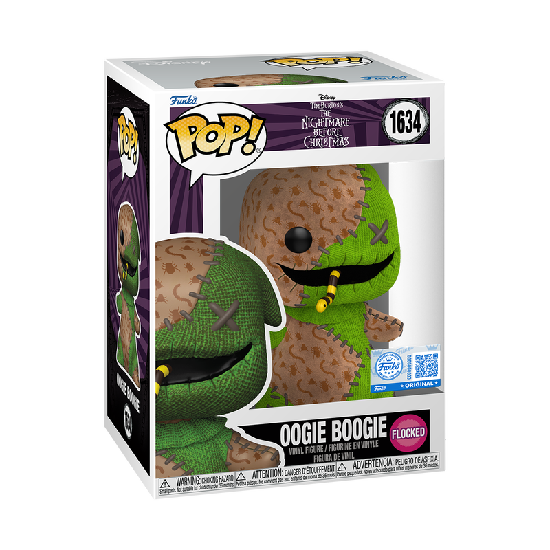 FUNKO POP!: Nightmare Before Christmas - Oogie Boogie: Patchwork (Flocked) (Special Edition)