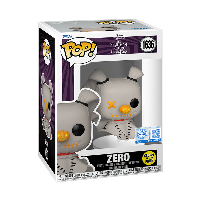 FUNKO POP!: Nightmare Before Christmas - Zero: Patchwork (Glow-in-the-Dark) (Special Edition)