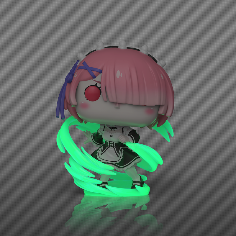 FUNKO POP!: Re:Zero - Ram (Wind Magic Glow-in-the-Dark) (Special Edition)