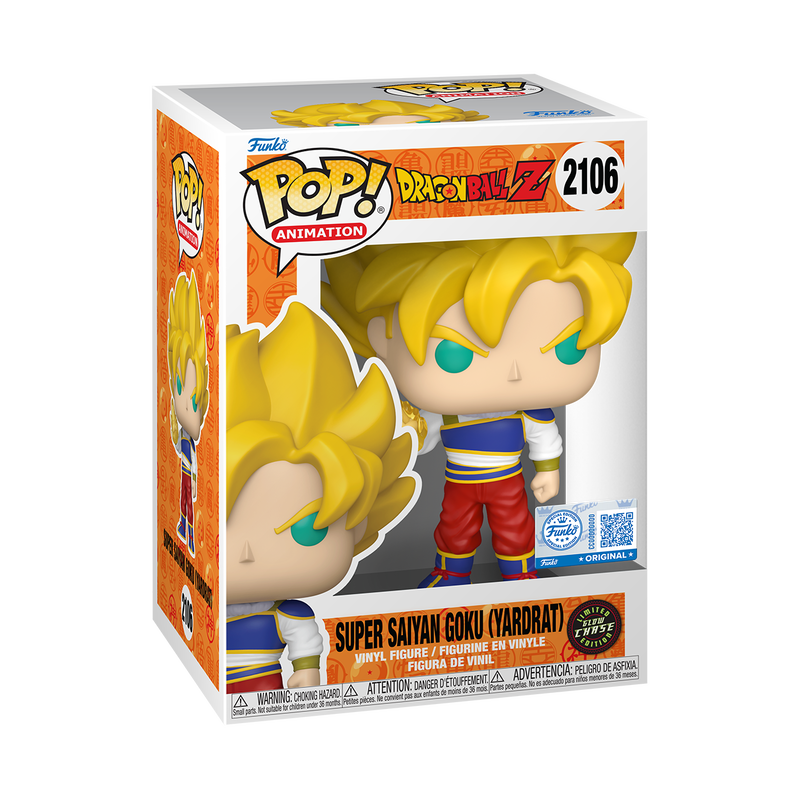 FUNKO POP! Dragon Ball Z: Goku (Yardrat) Glow-in-the-Dark (Special Edition) (CHASE)