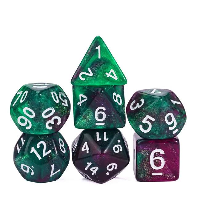 Level Up Dice | Twin Colours | Purple Green