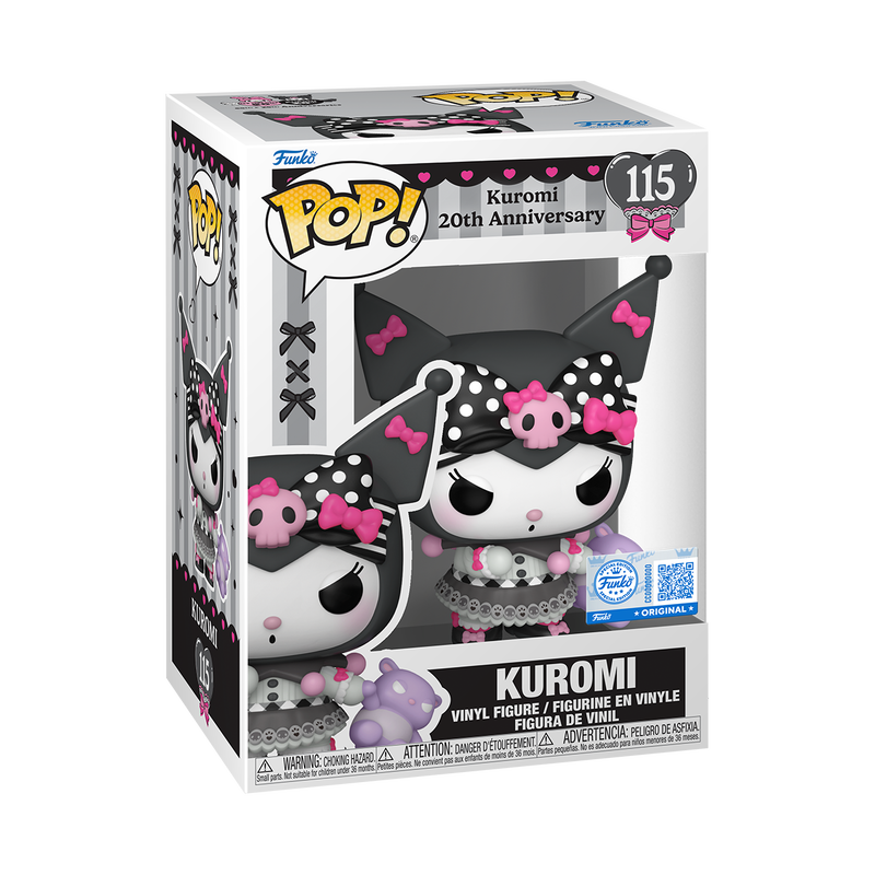 FUNKO POP!: Sanrio- Kuromi 20th Anniversary: Kuromi with Baku (Special Edition)