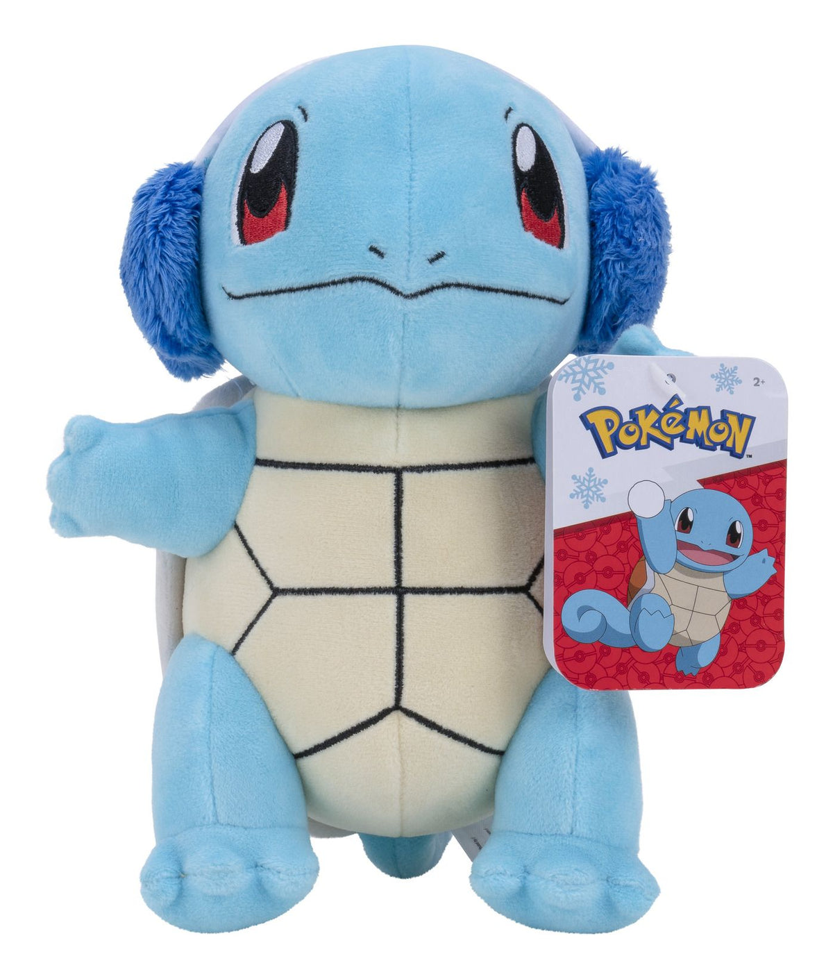 Pokemon 8in Seasonal Plush Squirtle w/ Ear Muffs