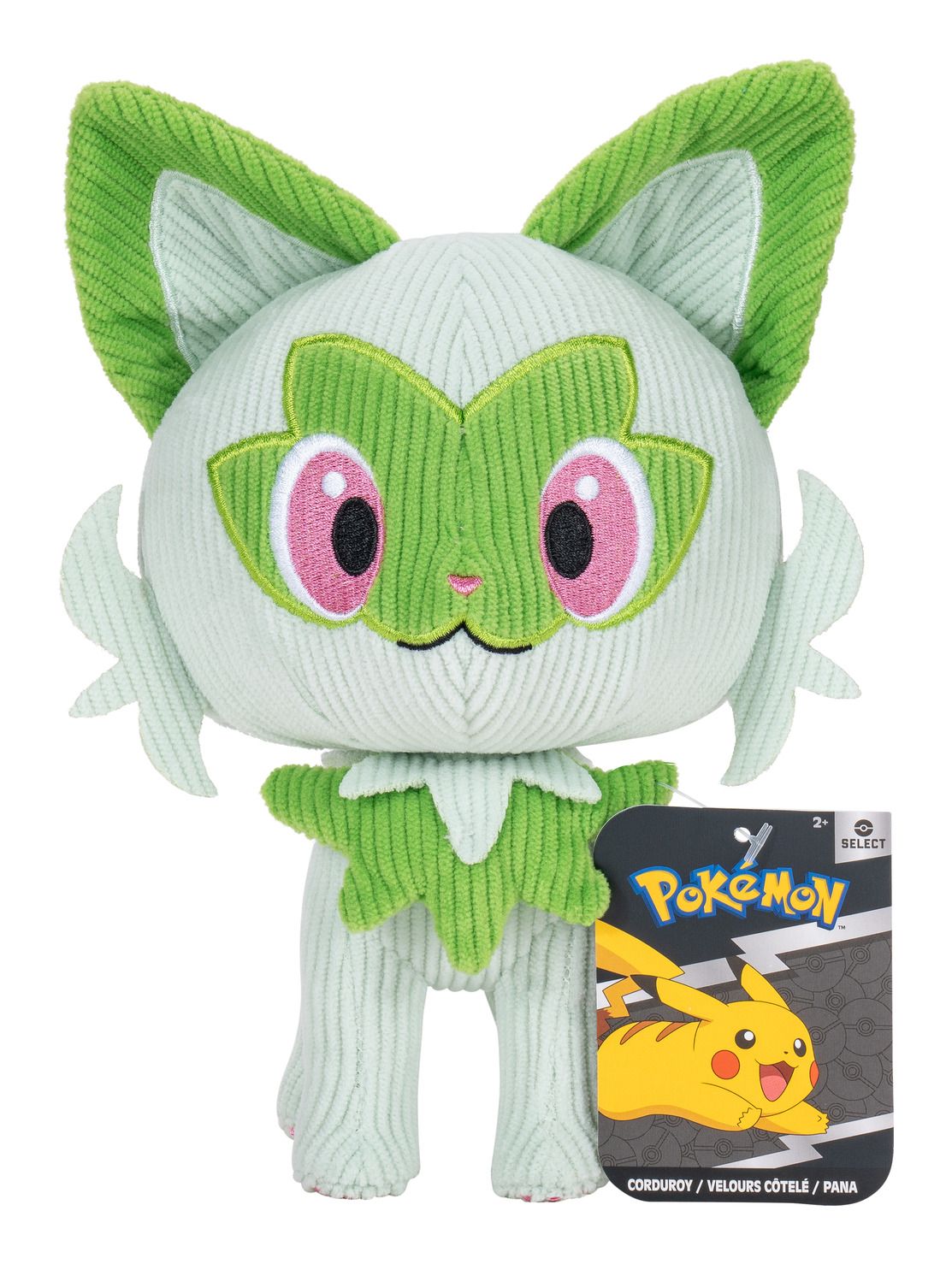 Pokemon 8in Corduroy Plush Sprigatito