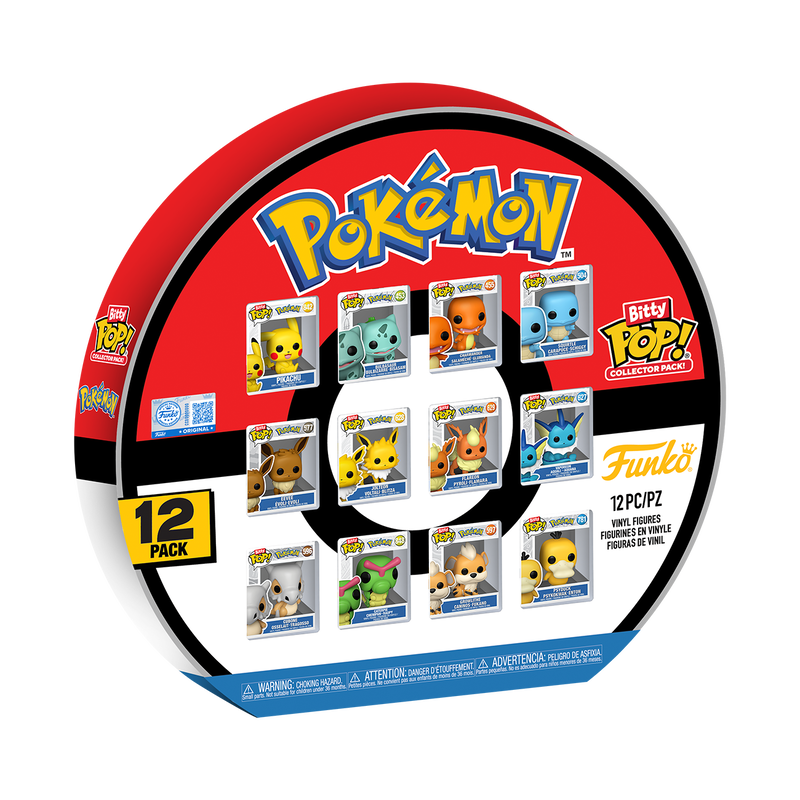 FUNKO BITTY POP!: Collector Pack - Pokemon (12 Pack) (Special Edition)
