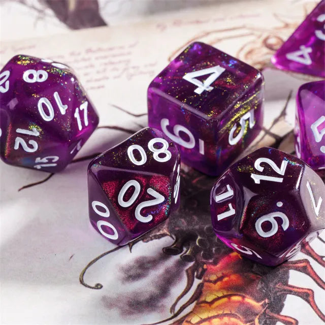Level Up Dice | Shimmer | Purple