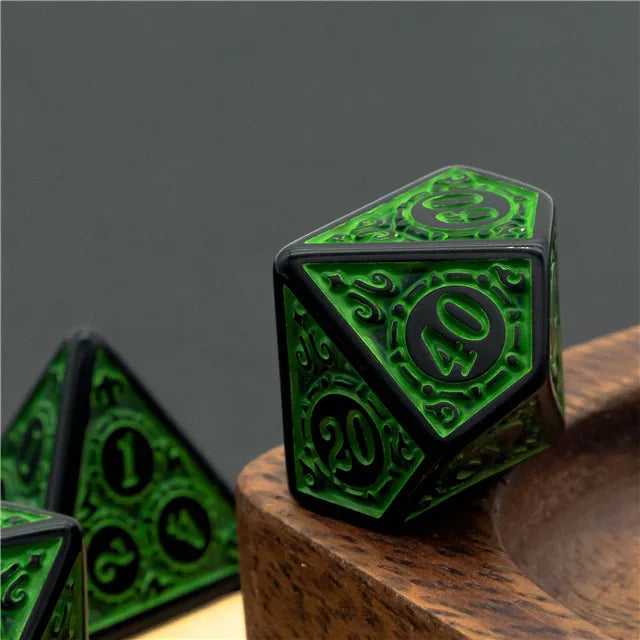 Level Up Dice | Pattern Dice | Green