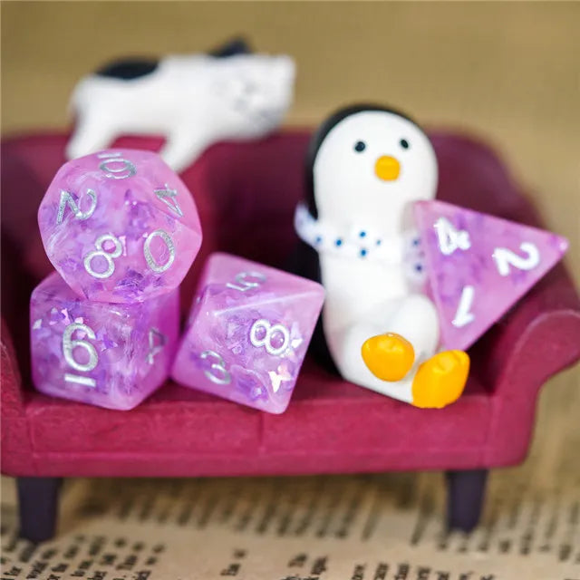 Level Up Dice | Butterfly | Pink White