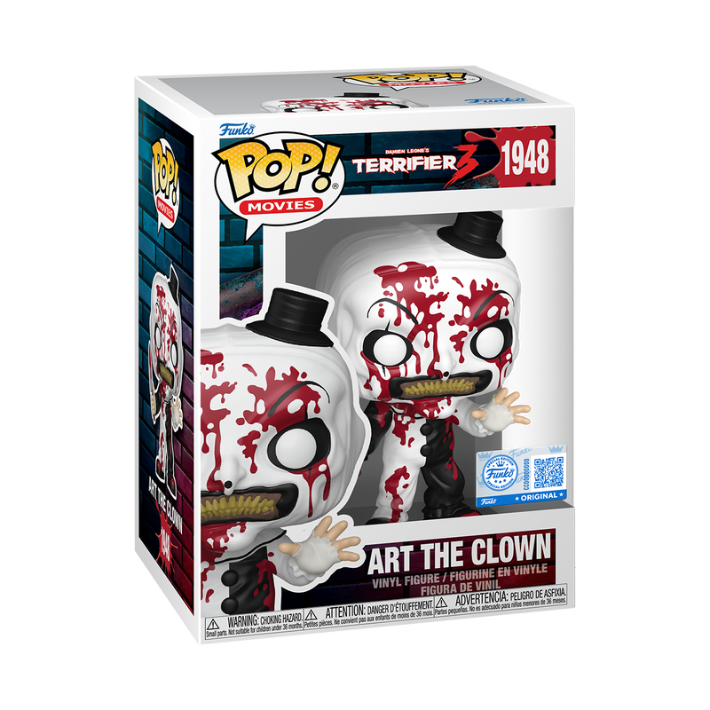 FUNKO POP!: Terrifier 3 - Art the Clown with Knife (Bloody) (Special Edition)