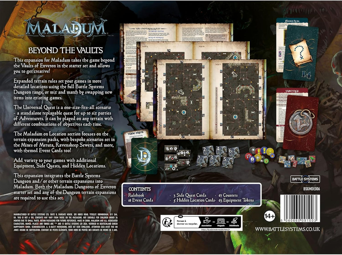Maladum: Beyond the Vaults Expansion