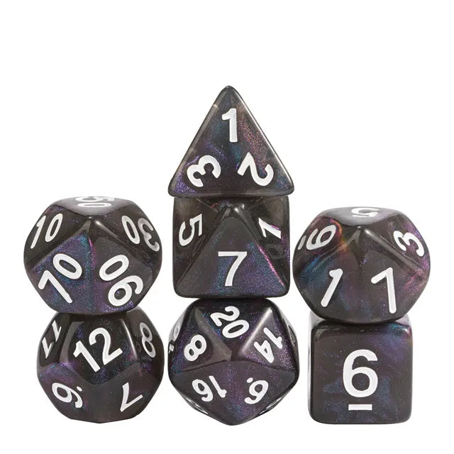 Level Up Dice | Shimmer | Black