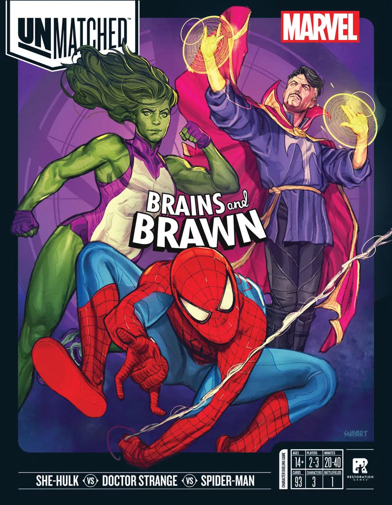 unmatched: marvel - brains and brawn