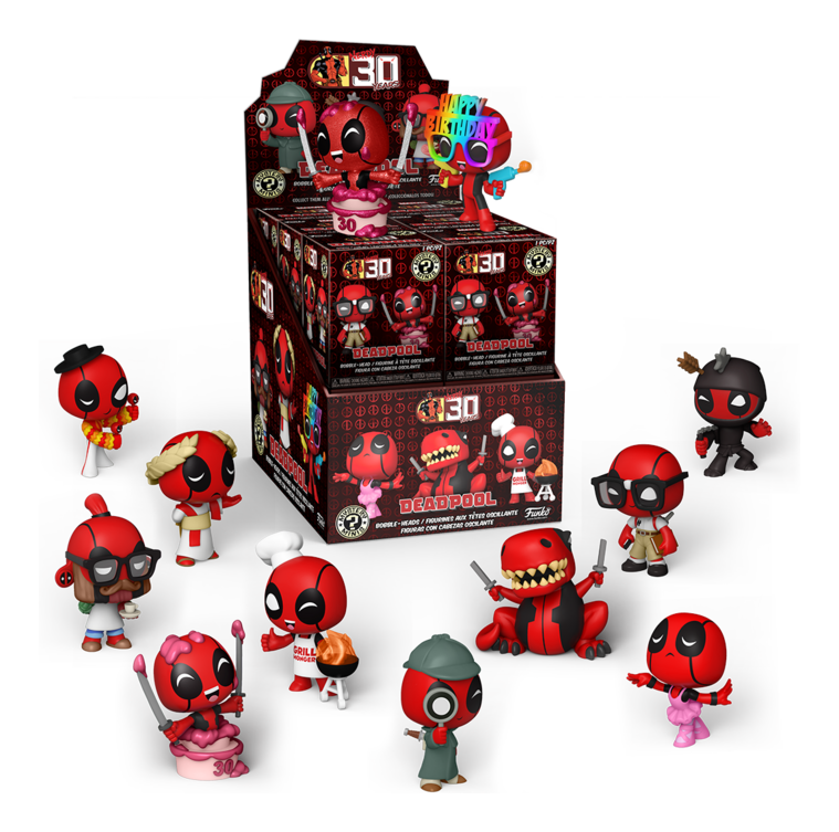 FUNKO POP!: Mystery Minis 12 Piece in PDQ - Deadpool (1 at Random)