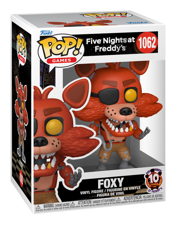 FUNKO POP! GAMES: Five Nights at Freddie's - Foxy (10th Anniversary)