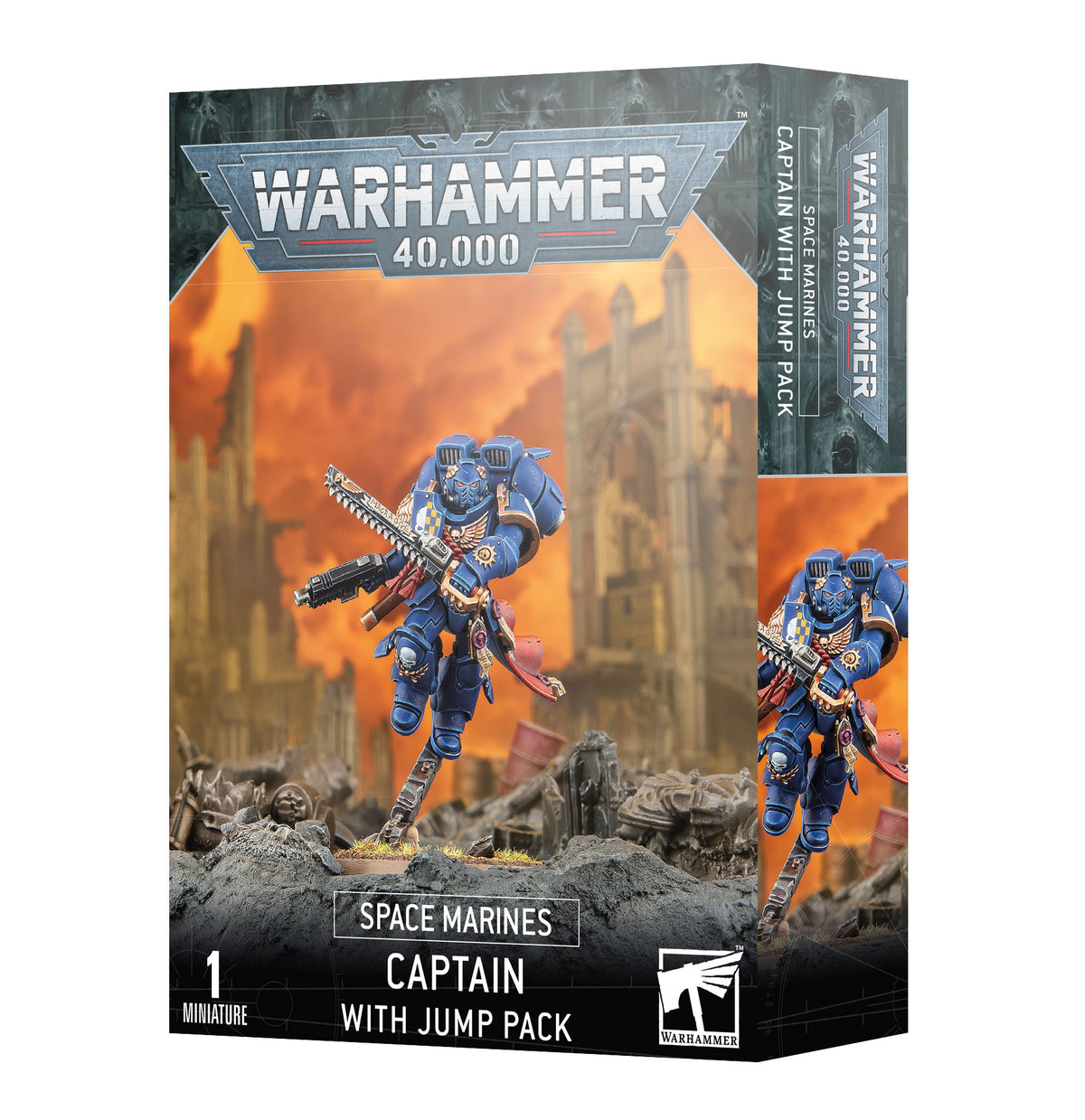 Warhammer 40K: SPACE MARINES: CAPTAIN WITH JUMP PACK