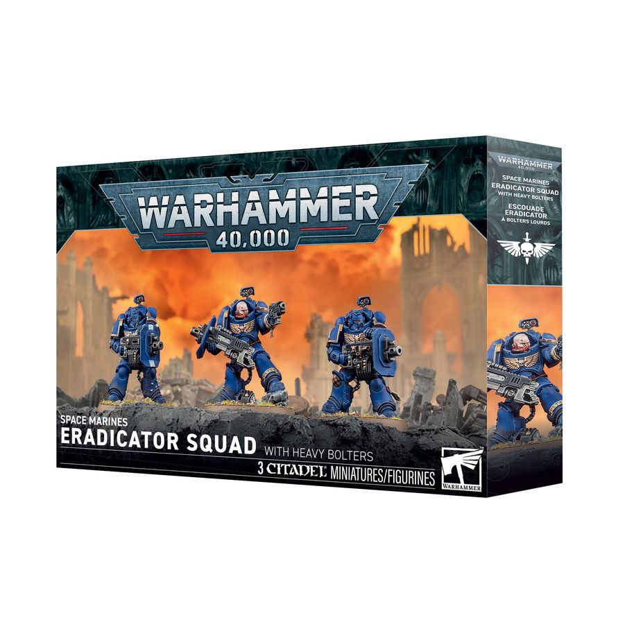 Warhammer 40K: S/M: Eradicator Squad With Heavy Bolters