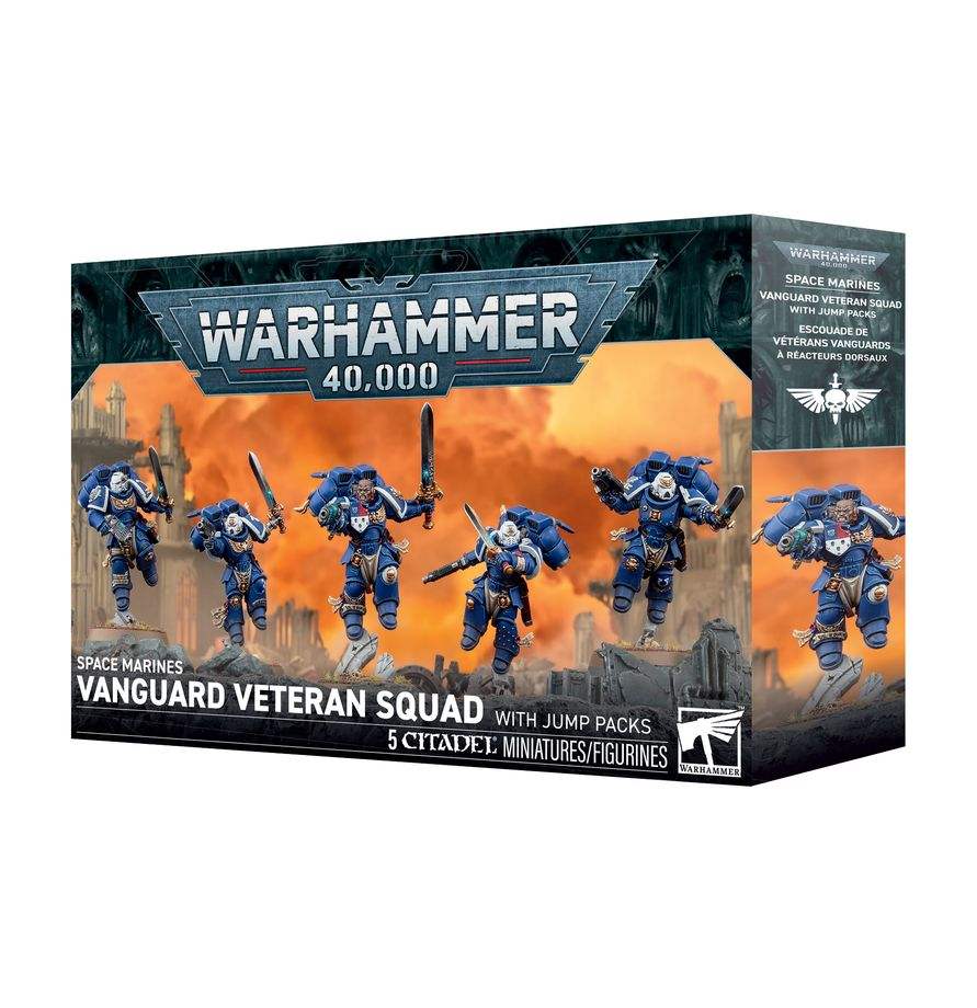Warhammer 40K: S/M: Vanguard Veteran Squad W/Jump Packs