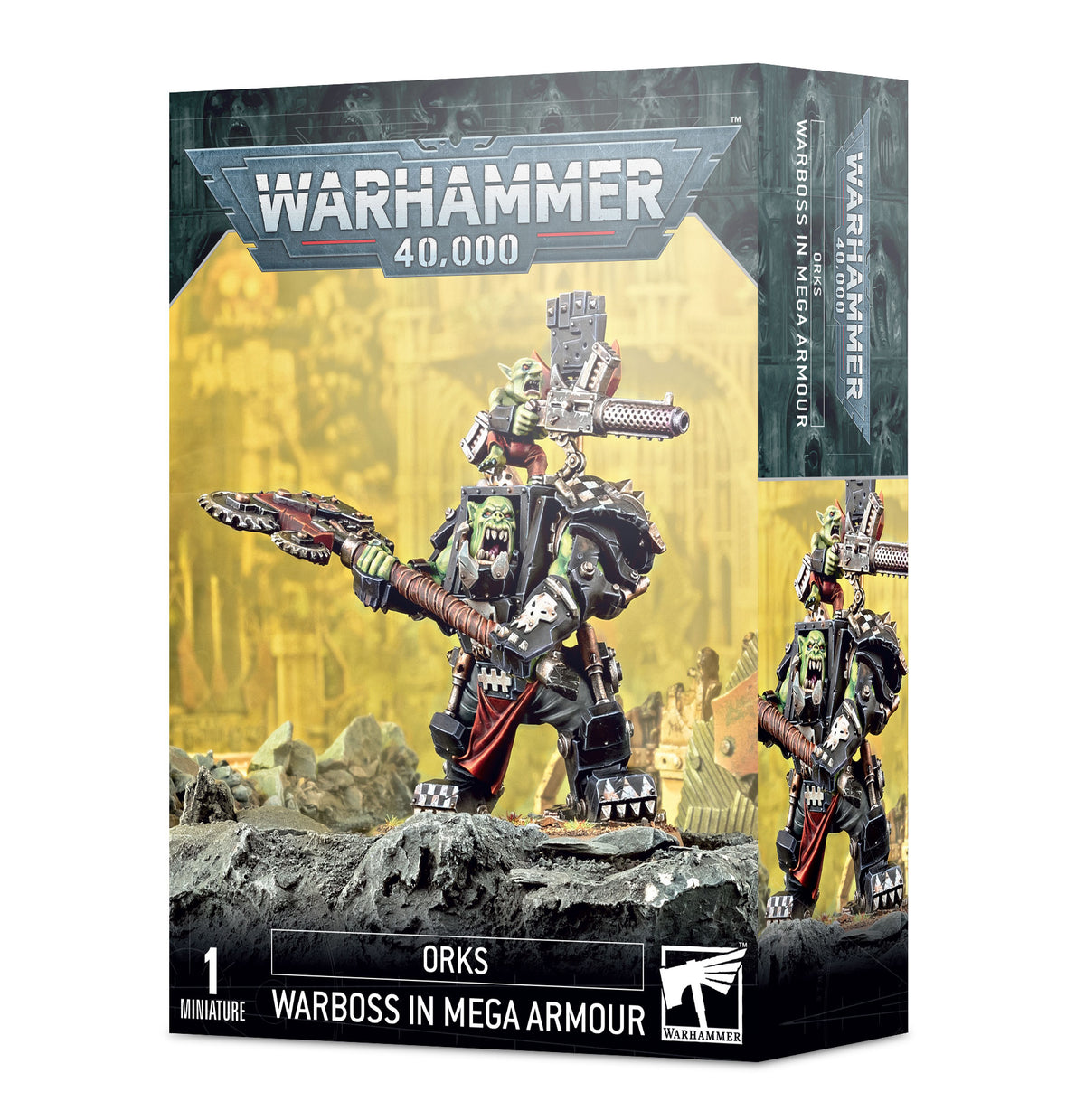 Warhammer 40K: ORKS: ORK WARBOSS IN MEGA ARMOUR