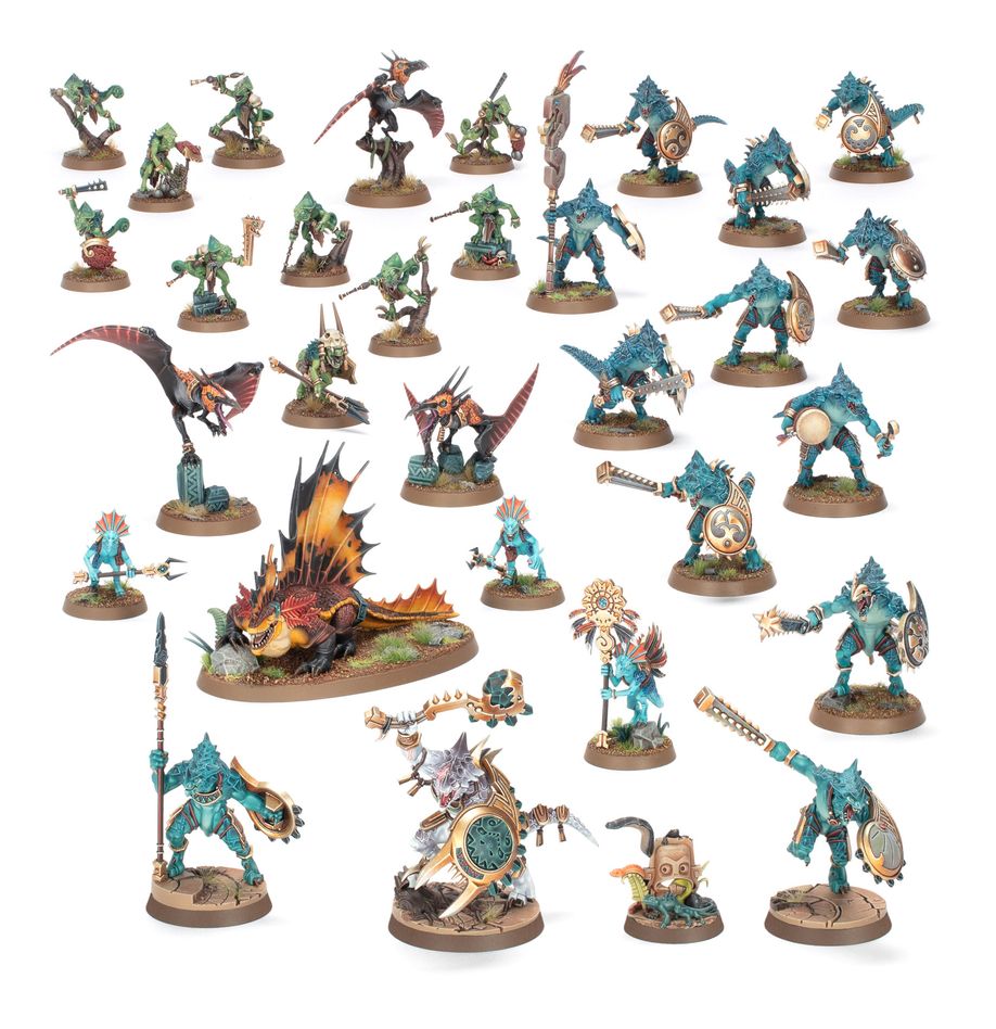 Warhammer: Age of Sigmar - Spearhead: Seraphon – Sunblooded Prowlers