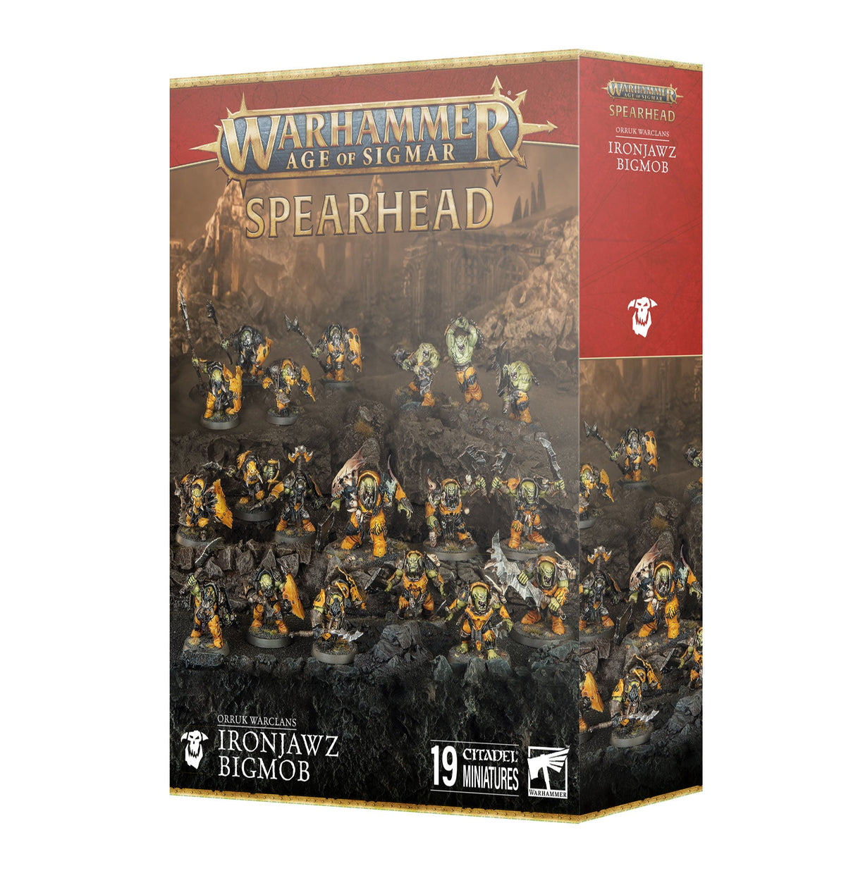 Warhammer Age of Sigmar: SPEARHEAD:ORRUK WARCLANS IRONJAWZ BIGMOB