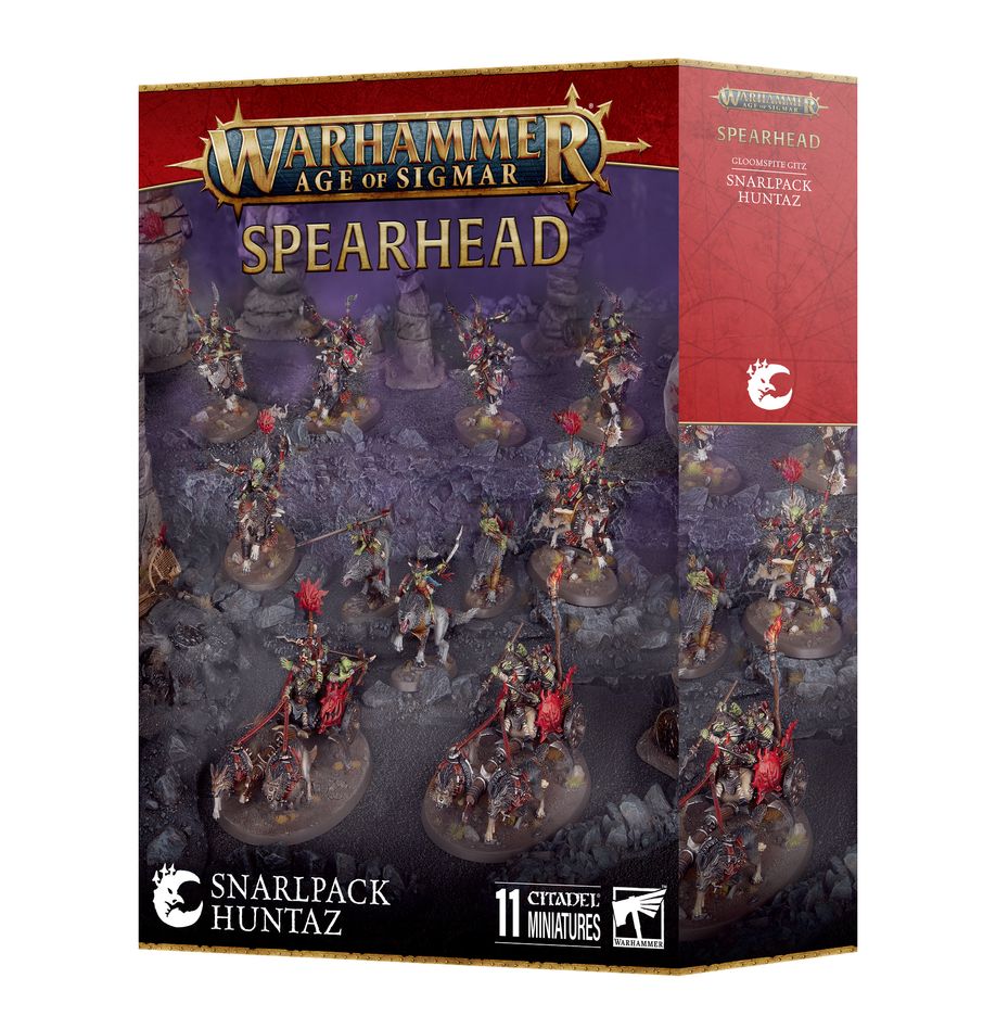 Warhammer Age of Sigmar: SPEARHEAD - Gloomspite Gitz: Snarlpack Huntaz