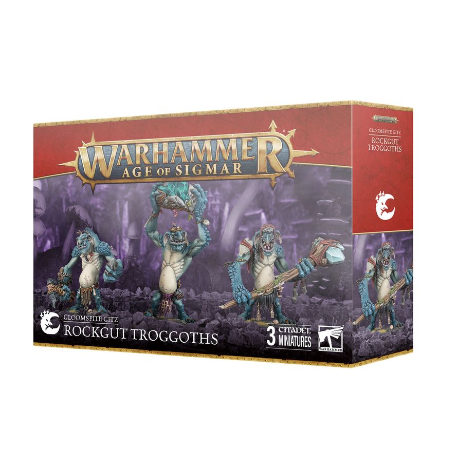 Warhammer Age Of Sigmar: GLOOMSPITE GITZ: ROCKGUT TROGGOTHS