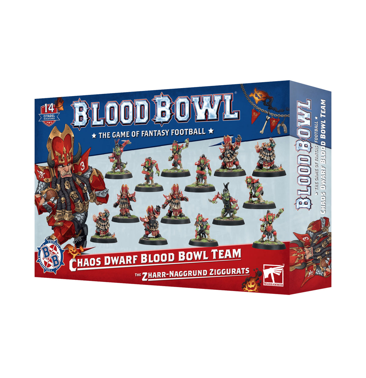 BLOOD BOWL: CHAOS DWARF TEAM