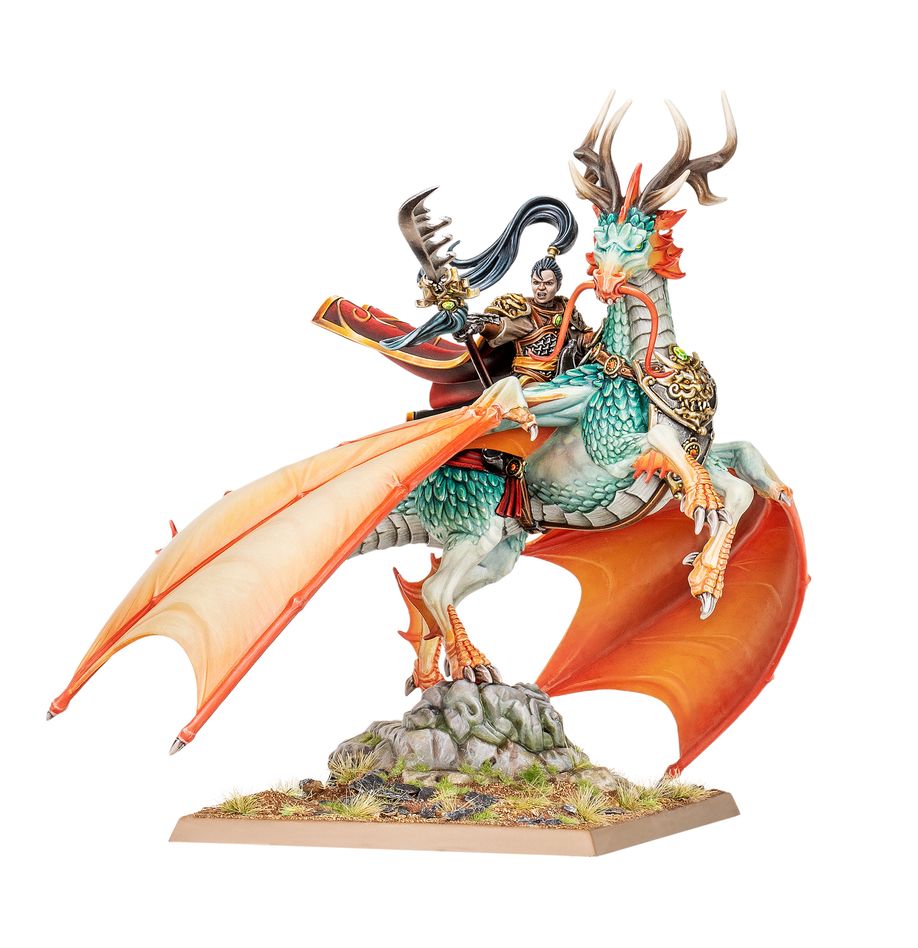 Warhammer: The Old World - Grand Cathay: Shugengan Lord on Great Spirit Longma