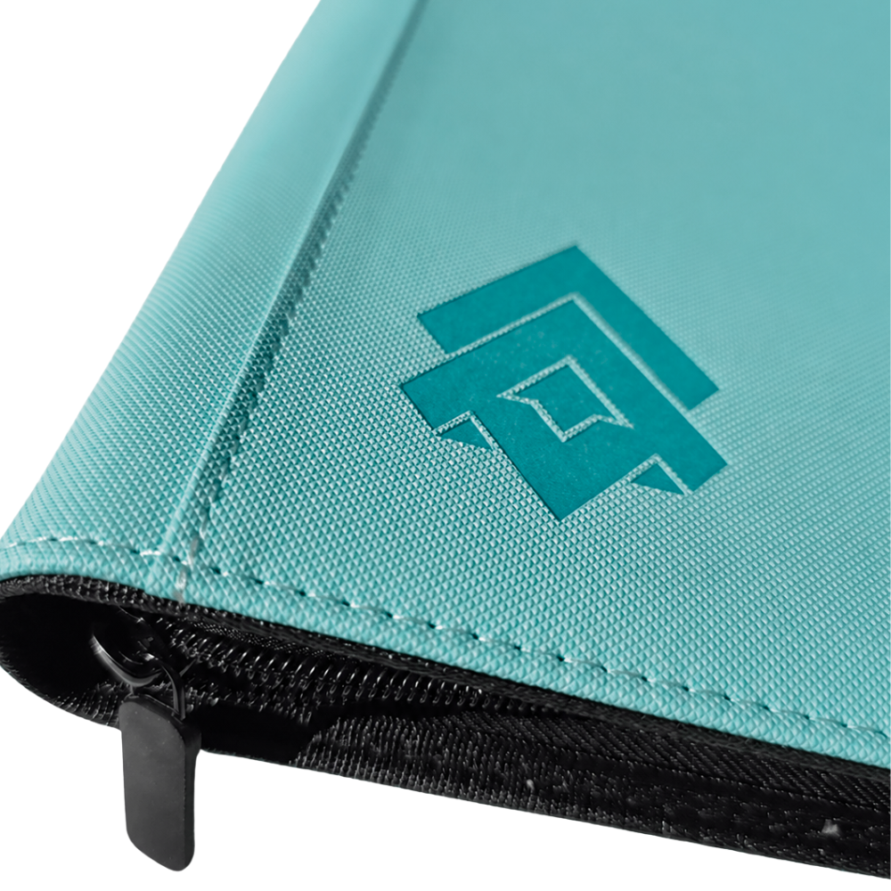 Level Up 9 Pocket Zip Card Binder | Diamond Series | 360 cards | Teal