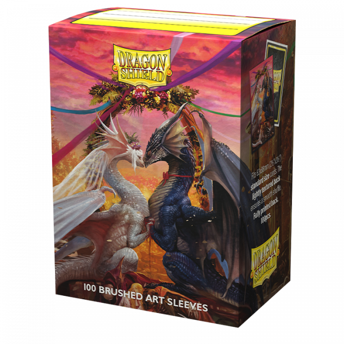 Dragon Shield Sleeves Standard: Brushed Art Valentine Dragons 2023 (100)